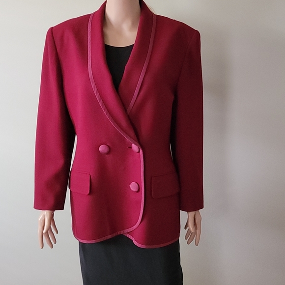 Vintage Christian Dior Wool Blazer - Picture 2 of 15